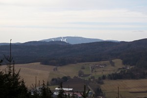 Dominanta Hohen bogen s vysílacími věžemi