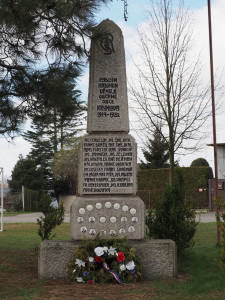 Pomník obětem 1. světové války, Krymlov.