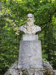 Pomník německého zakladatele tělocvičné jednoty Friedricha Jahna (1778–1852) z roku 1909. Aš.