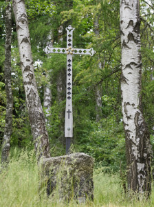 Meinlův kříž z 18. století, rozcestí Tisová.